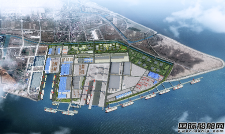 中国船舶长兴造船基地二期项目主体阶段施工完成,
