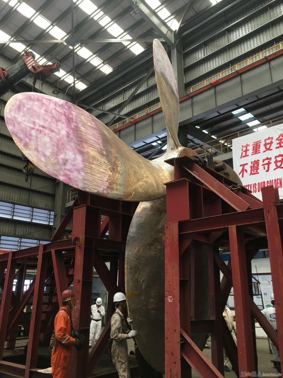 文冲修造自主研发螺旋桨修复技术获专利