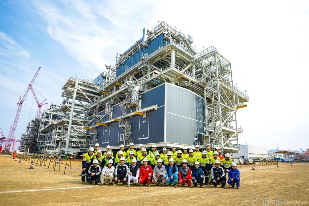 全球首批一体化建造LNG核心工艺模块交付