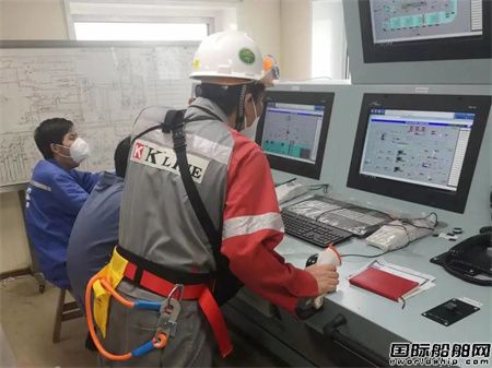 沪东中华建造马油LNG项目2号船气体试航凯旋,
