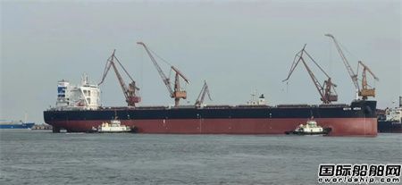  一船交付！山船重工5艘85000吨散货船完成重要节点,