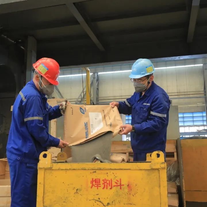 青岛北海造船船体制作工程部FCB纵骨角焊班吹响先锋号角
