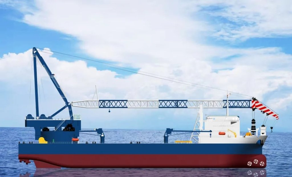 润邦海洋“3000吨自航全回转起重船项目”顺利开工