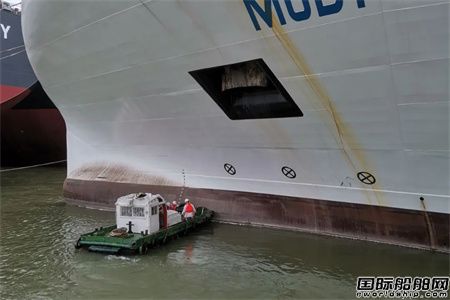  广船国际完成为Moby Line建造豪华客滚船1号船倾斜试验,