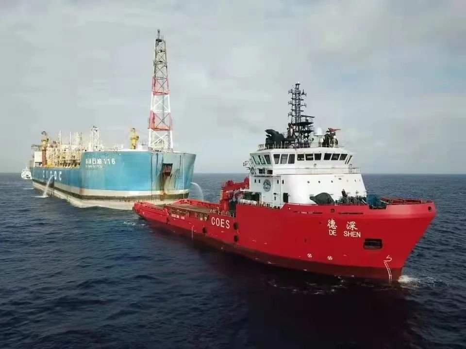 海油工程首次自主成功解脱海上浮式生产储油装置