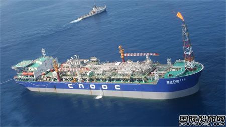 海油发展采油公司为我国首次自主解脱FPSO立新功,