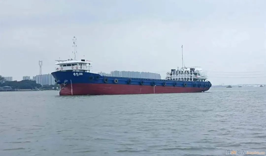 海皇施工“绿色珠江”工程首艘LNG动力改造船交付