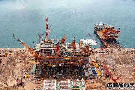  中国海油国内首个海上二氧化碳封存示范工程设备建造完工,