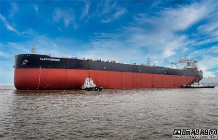  大船集团为Dynacom建造30.7万吨超大型原油船下水,