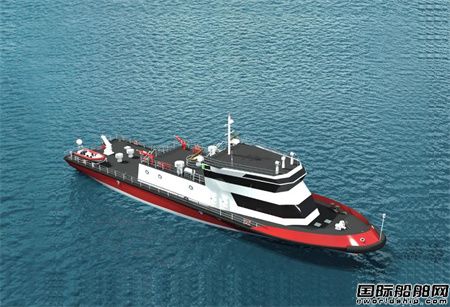  江龙船艇开工建造中山市40米级沿海钢铝消防船,