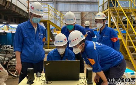 外高桥造船首制邮轮舱室样板舱完成完工报验