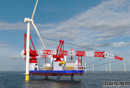  泰船重工与上海腾东签订1200吨自升式风电安装平台建造合同,