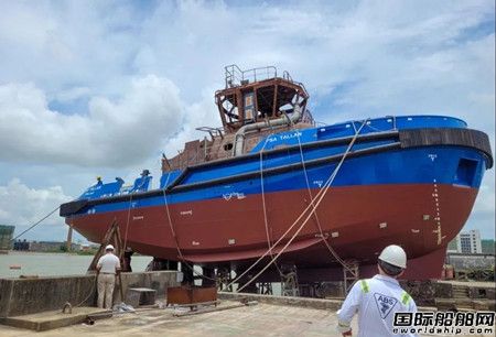 显利造船为秘鲁PSA建造一艘24米拖轮下水,