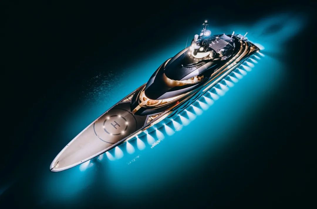乐顺打造115米超级游艇AHPO的天堂乐园