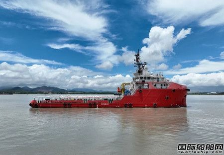 航通公司建造多用途海工船“国海民裕”号顺利试航