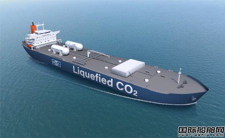  商船三井大型CO2運輸船設計獲日本船級社批準,