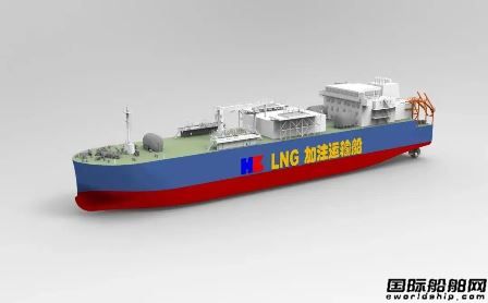  全球首款！沪东中华自主研发LNG加注运输船订单生效,
