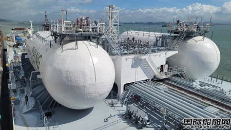 广船国际建造!安装东和恩泰LNG供气系统双燃料油轮交付,