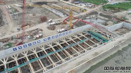  中国船舶长兴造船基地二期工程建设迎来关键节点,