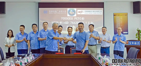  WinGD为芜湖造船厂7000CEU系列汽车运输船提供动力支持,