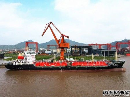  五洲船业建造3700方LPG船“顺源513”轮顺利完工发证,