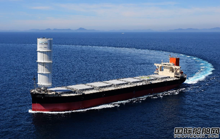 大岛造船交付商船三井世界首艘硬翼帆风力推进散货船