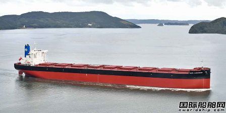  名村造船交付第七艘新型182000吨散货船,