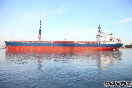  第300艘！新大洋造船交付安丰海运首制22500吨散货船,