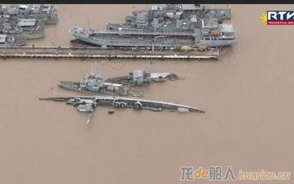 [军品]台风过境，菲律宾三艘军舰沉没,