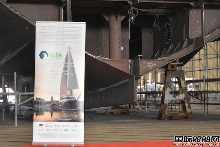 Brodosplit船厂建造风帆电动游船铺设龙骨,