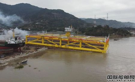  我国最大深远海半潜式养殖平台“宁德一号”顺利下水,
