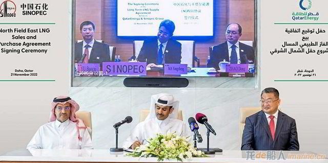 [综合]中石化与卡塔尔能源签署27年液化天然气供应协议,