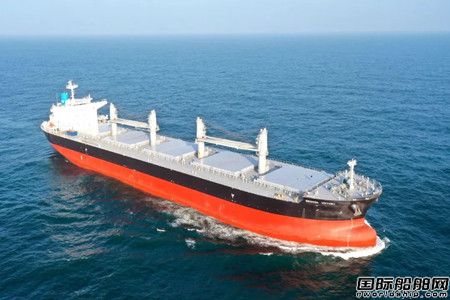  扬子三井为孟加拉船东建造66000吨散货船交付离厂,