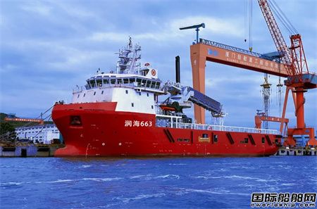 国内首艘!厦船重工交付风电运维船“润海663”轮,