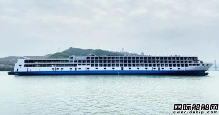 川船重工建造长江最大豪华游轮“世纪绿洲”号完成试航,