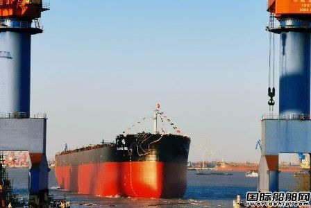  中船澄西为广东海运新建82000吨散货船顺利下水,