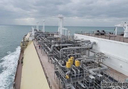  沪东中华中石油国事LNG运输项目3号船完成海试,