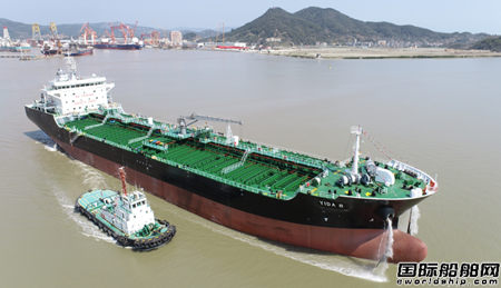  马尾造船交付荣亿达船务一艘23000吨油船,