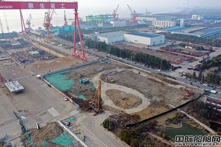惠生海工南通基地船坞扩建开工
