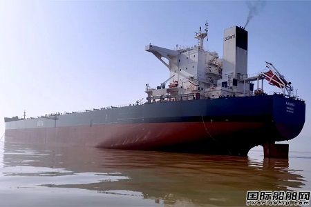 七一一所负责18万吨散货船轴发改造项目顺利试航