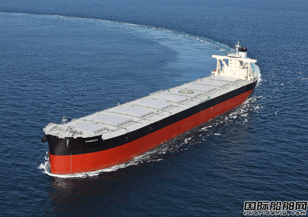 名村造船交付第11艘新型182000载重吨级散货船,