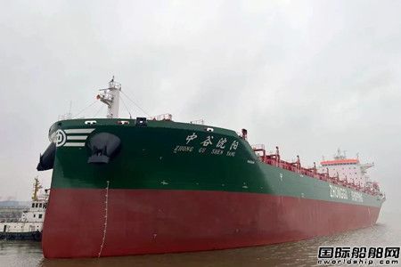  新扬子造船交付中谷海运第6艘4600TEU集装箱船,