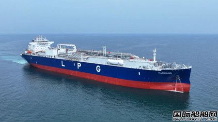“三合一”初试告捷！江南造船首艘93000方VLGC完成试航