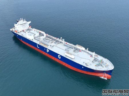 “三合一”初试告捷!江南造船首艘93000方VLGC完成试航,
