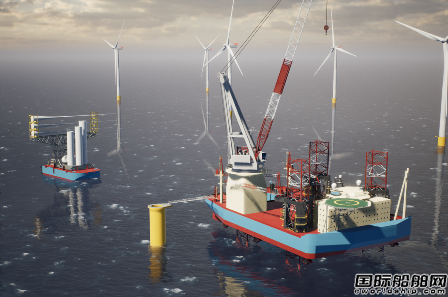  针对欧洲市场！马士基海洋联手GustoMSC开发新一代风电安装船,
