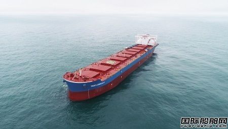 外高桥造船成功交付一艘19万吨双燃料散货船