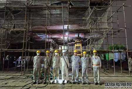 马尾造船建造5000马力混合动力拖轮完成交中