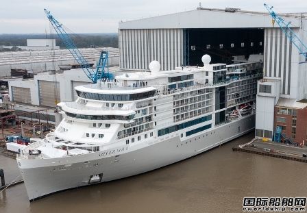 Meyer Werft为银海邮轮建造首艘LNG动力邮轮出坞