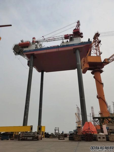 招商工业海门基地CMHI-277-1项目全船升降调试顺利完成
