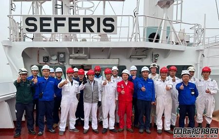 外高桥造船11.4万吨阿芙拉成品油轮H1513船试航凯旋